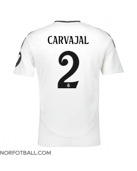 Billige Fotballdrakt Real Madrid Daniel Carvajal #2 Replika Hjemmedrakt 2024-25 Kortermet